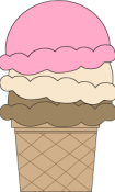neapolitan-ice-cream-cone
